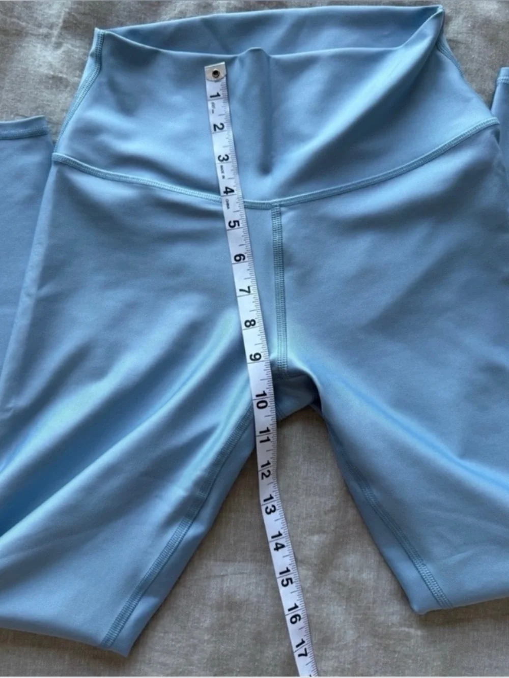 Alo Air Lift Yoga set leggings and top Blue size small
